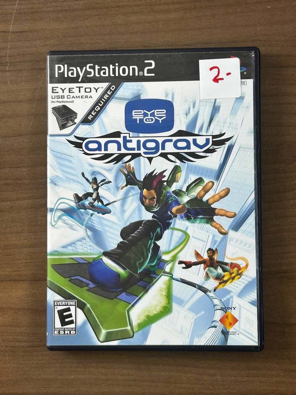 EyeToy AntiGrav Sony PlayStation 2 PS2 2004 Game Disc Case Manual CIB